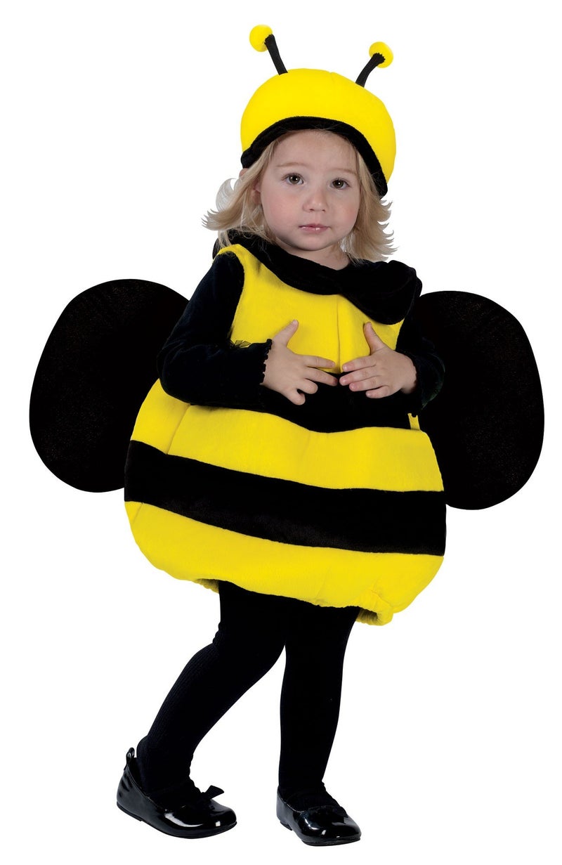 Fun World Costumes Baby Girl's Infant Bumble Bee Costume, Yellow/Black, One Size